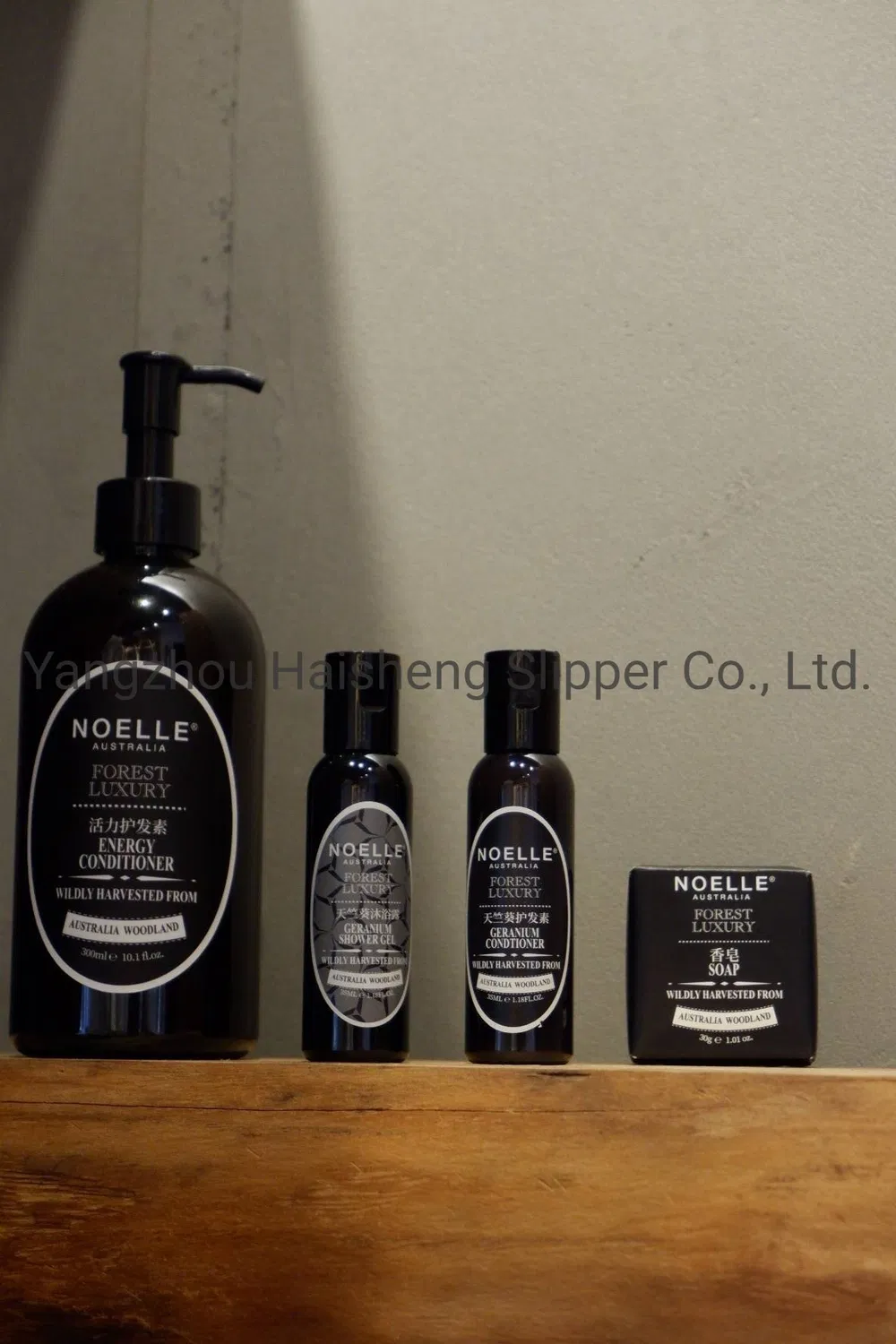 5 étoiles en gros soins de la peau personnalisés accessoires en bambou écologiques ensemble de bain ensemble d'équipements d'hôtel biodégradables organiques