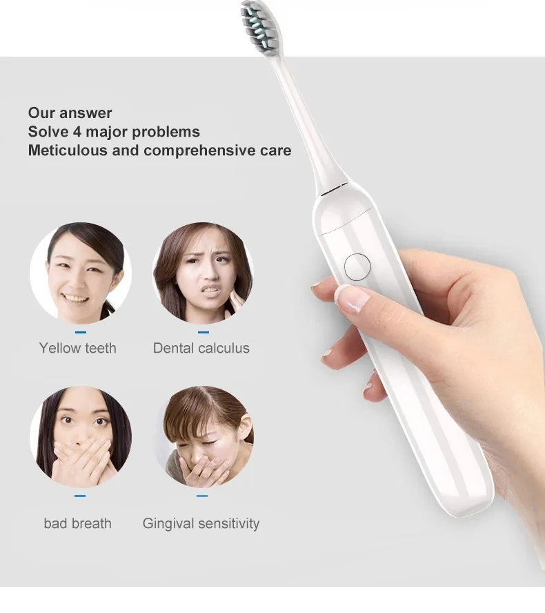 Home Facial Oral Care Multiple Modes of Co-Charging Base Intelligent Automatic Toothbrush and Face Washer Set