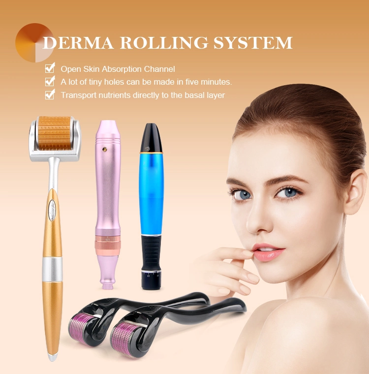 Professional Manufacturer Wholesale 540 Derma Roller Cosmetic Needling Instrument for Face