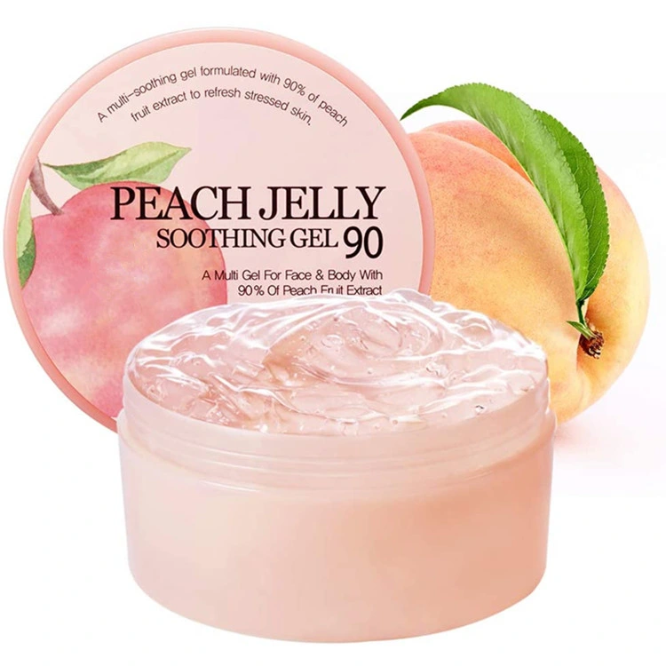 OEM Natural Peach Jelly Skin Moisturizing Soothing Gel