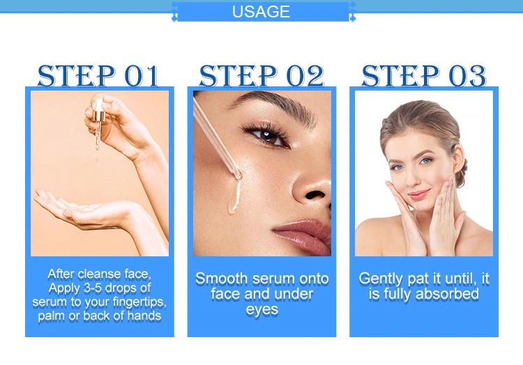 Hot Selling Cosmetic Beauty Nourishing Moisturizing Hyaluronic Acid Hydrating Face Serum