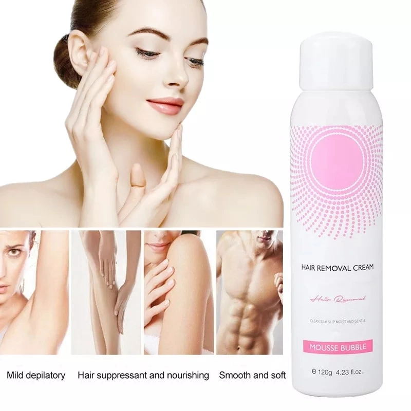 Private Label Simple Operation Without Damage Hair Removal Bubble Body Care