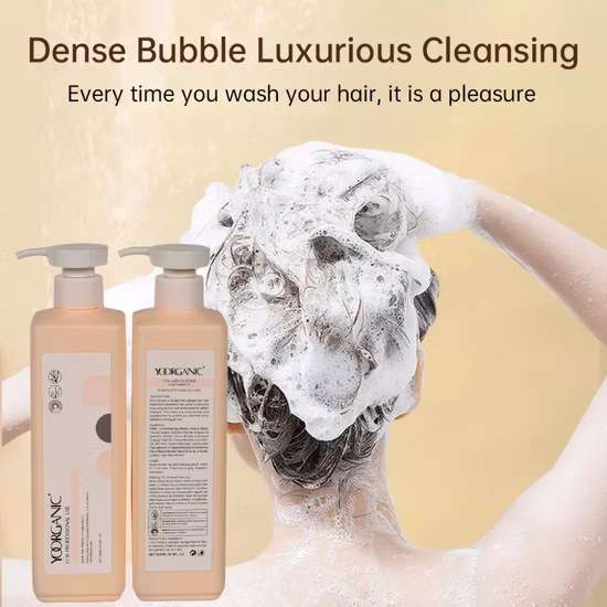 Vente chaude de contrôle de l'huile rafraîchissante Nettoyage en profondeur Shampooing cheveux sans silicone Soins des cheveux naturels