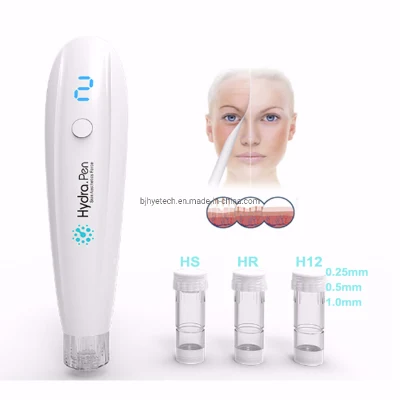 Produit le plus récent 2 en 1 Micro-Needling Pen Applicateur automatique Derma Pen Hydra H2 Derma Roller