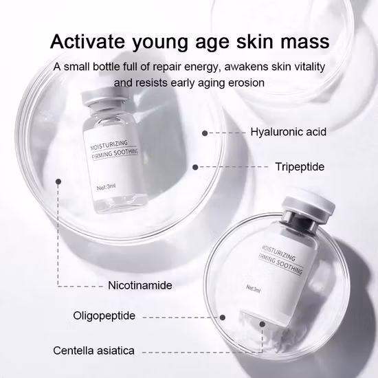 Les ventes d'usine de soins du visage de l'acide hyaluronique cosmétique Sérum hydratant hydratant